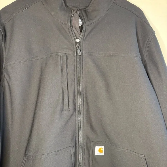 Carhartt Rugged Flex Bonded Fleece Scrub Jacket Size 2XL Black NWOT - Picture 3 of 8
